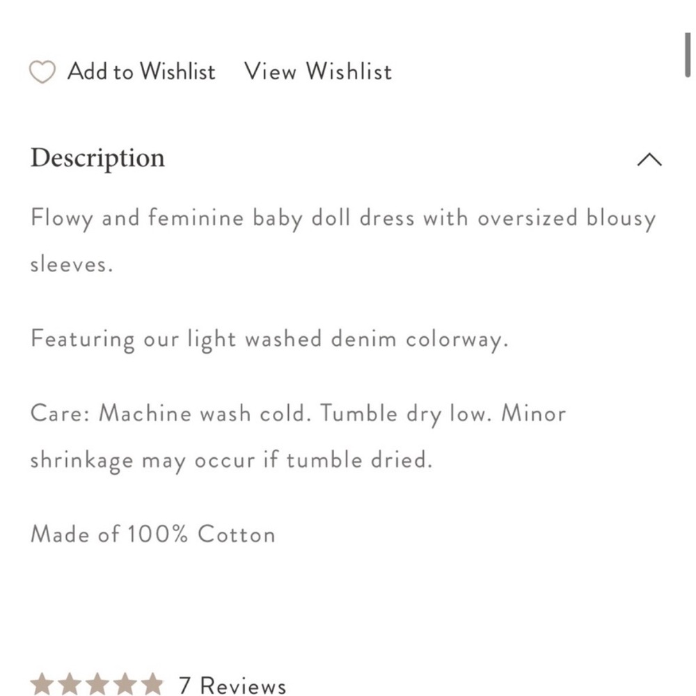 Rylee + Cru Women’s Denim Dress - Picture 5 of 5